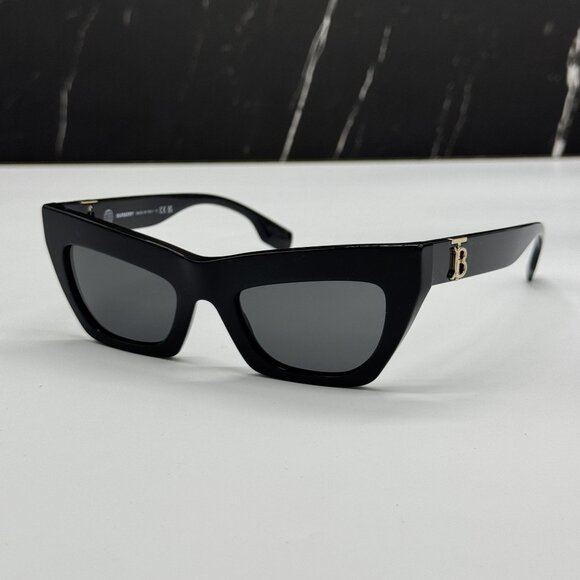 NEW BURBERRY BE4405 300187 SUNGLASSES BLACK WOMEN BE4405 3001/87 BURBERRY main image 4